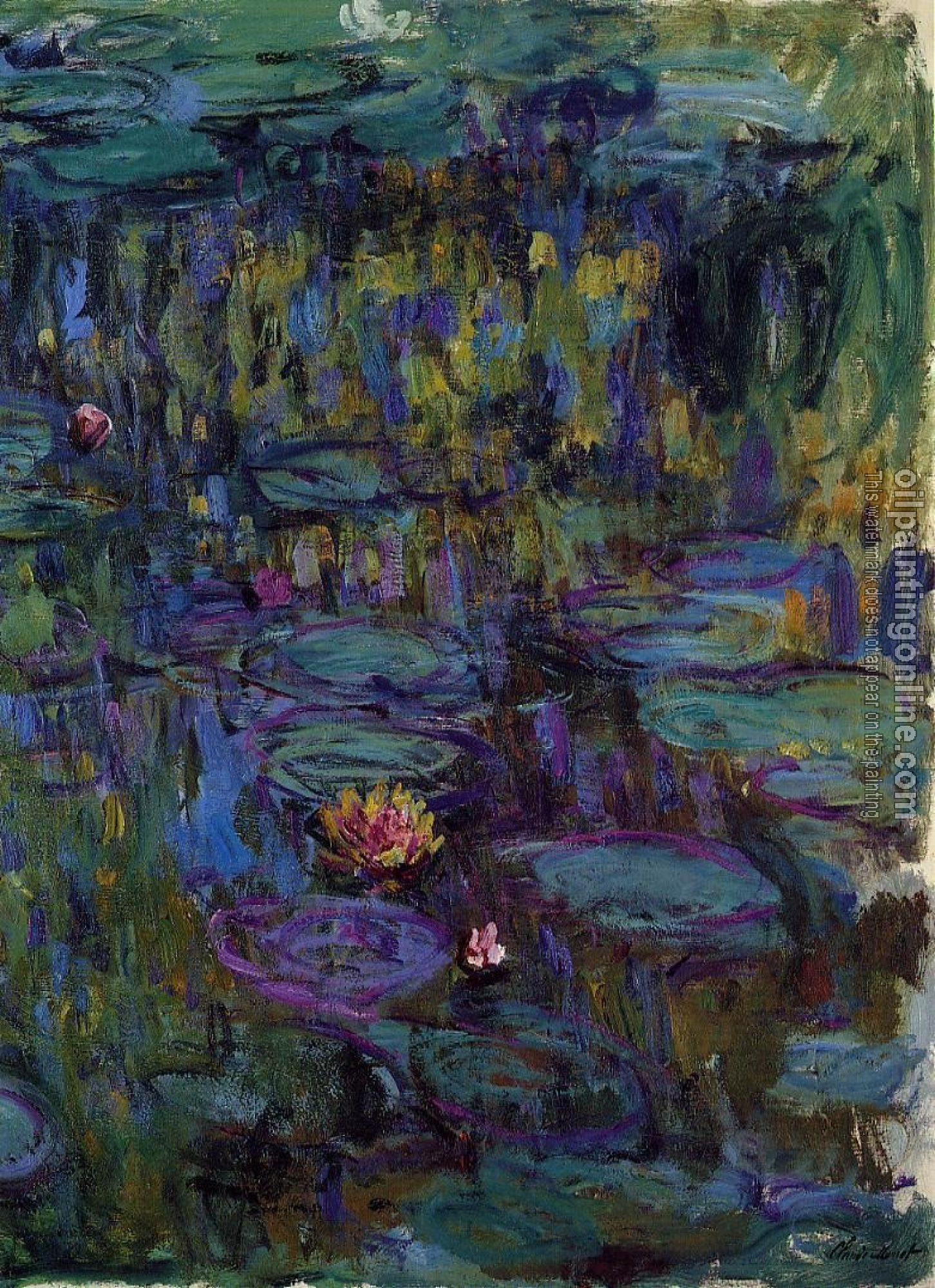 Monet, Claude Oscar - Water Lilies